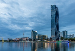 , , , , DC Towers, Danube river, 