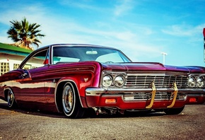 chevrolet, impala, 1966, custom, lowrider