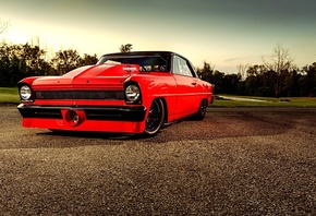 chevrolet, nova, custom