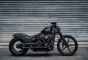 Harley Davidson, Black, 
