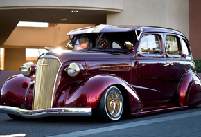 american, classic, car, chevrolet, 1937, custom