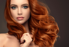 hair, red, fashion, model, fase, eyes