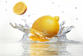 white, , water, lemon, , , , 