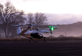 six-rotor electric aircraft, NASA,   , eVTOL, air taxi