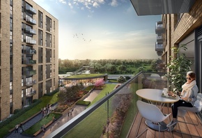 Bankside Gardens, Reading, , , generously-sized private balcony,  , contemporary apartment,  