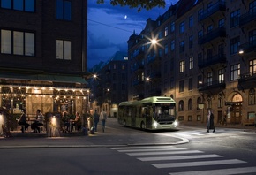 Volvo B5L S Charge, , , Gothenburg, Sweden, John Scotts Caleo ...