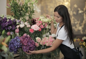 floral designer,  , composition, bouquet