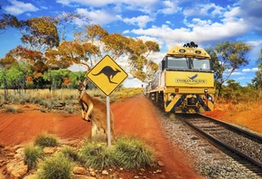 Indian Pacific, weekly experiential tourism passenger train, Australia