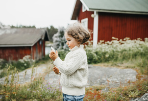 kids, nature, Finland