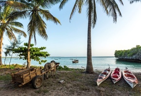 Indian Ocean, Zanzibar, kayaking