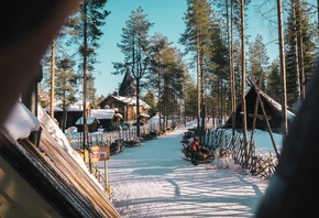 winter, Finland, Snow Covered Roads, tourism