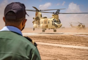 Boeing, tandem rotor helicopter, Boeing CH-47 Chinook, Royal Moroccan Air Force