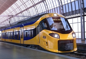 Regional Train, Alstom, Central Station, Rotterdam, Coradia Stream Intercity