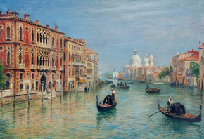 Frans Wilhelm Odelmark, Swedish, Grand Kanal Venedig