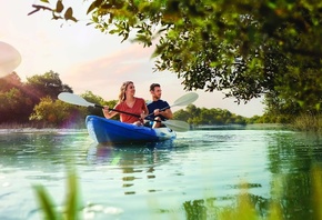 Mangrove National Park, UAE, Abu Dhabi, kayak tour