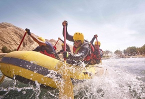 Abu Dhabi, adventure, water rafting channels