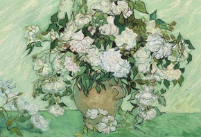Vincent van Gogh, Dutch, Roses, National Gallery of Art, Washington