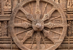 Chariot Wheel, Konark Sun Temple, Odisha, India