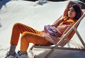 Longchamp, Annabelle Belmondo, Fall Winter 2022-2023 campaign, handbag coll ...