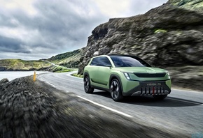 eMobility, Skoda Vision 7S, 2022, concept, Skoda, electro vehicle