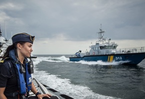 Swedish Coast Guard, ship KBV 312, Baltic Sea