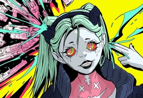 Cyberpunk: Edgerunners, cyberpunk web anime, 2022, Rebecca