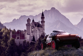 Audi, Neuschwanstein Castle, Germany, Audi RS Q e-tron