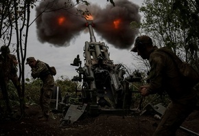 Ukraine, Kharkiv, M777 Howitzer