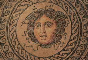 Valencia History Museum, Mosaic de la Medusa, Opus tessellatum