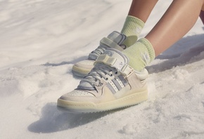 Bad Bunny and Adidas Originals, sneaker, cold and ice, frozen space