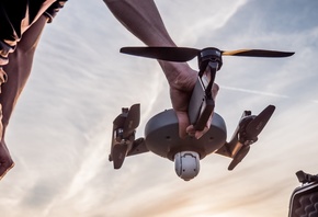 customized carbon fiber tri-copter drone, Atlas Pro, drone