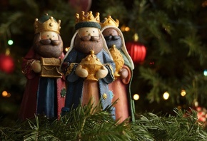 Three kings, Christmas, Christmas tree