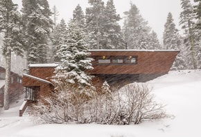 Lake Tahoe, cottage, Winter