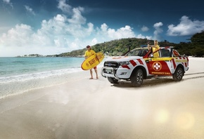 Ford, Great Barrier Reef, Beach Patrol, Ford Ranger