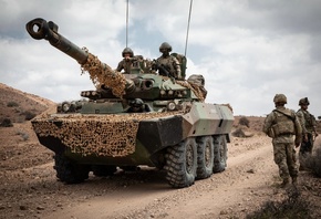 AMX-10 RC, armoured fighting vehicle, French Forces, Djibouti