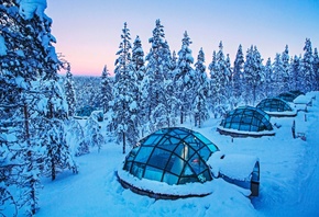 Glass Igloo, Kakslauttanen Arctic Resort, Lapland, Finland