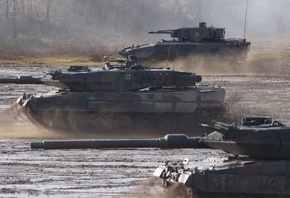 Bundeswehr, Leopard 2, battle tank, training, Munster