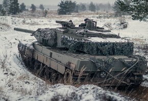Winter, Leopard, Tanks, Spain