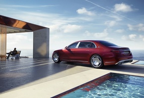 Mercedes-Maybach, luxury car, 2023, Mercedes-Maybach S 580 e