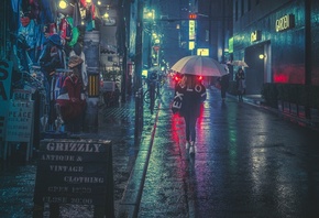 Night City, Osaka, Japan