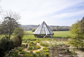 kinetic greenhouse, Woolbeding Estate, West Sussex, England