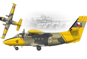 Let L-410 UVP-E Turbolet, twin-engine short-range transport aircraft, Czechoslovakian Aviation