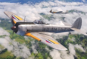 Nakajima Ki-43 Hayabusa, peregrine falcon, single-engine land-based tactical fighter, Imperial Japanese Army Air Service