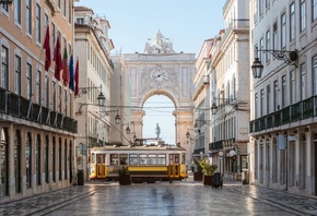 Rua Augusta Arch, memorial arch, Lisbon, Portugal