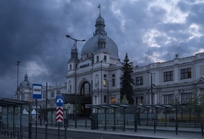 , railway station, Lviv, Ukraine