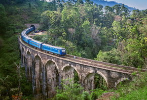 railway, Nine Arch Bridge, Sri Lanka
