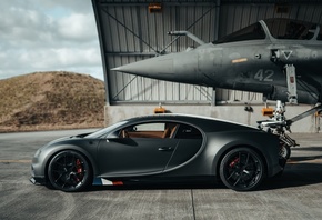 Bugatti Chiron Sport, Dassault Rafale, multirole fighter aircraft, Dassault Aviation, Bugatti
