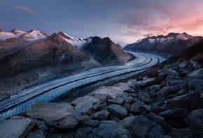 nature, road, winter, mountains, ice, stones, Switzerland, frozen