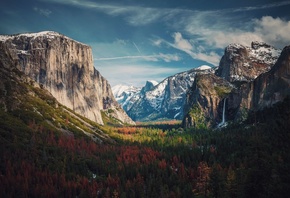 Yosemite National Park, Sheer Granite Walls, Nature, Mountain