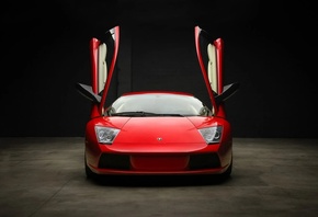 Lamborghini Murcielago, Lamborghini, italian cars, red cars, vehicle